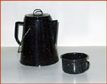 COFFEE POT and CUP